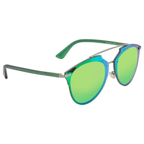 Kính Mát Dior Reflected Green ML Geometric Ladies Sunglasses DIORREFLECTEDP S6I/RU 63